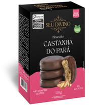 Biscoito Castanha-do-Pará Sem Glúten Vegano Zero Lactose Sem Leite APLV Seu Divino 120 g