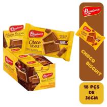 Biscoito Choco Biscuit Chocolate Ao Leite Bauducco Display 18x36g