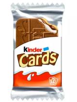 Biscoito chocolate kinder cards 25,6g Biscoito chocolate kinder cards 25,6g