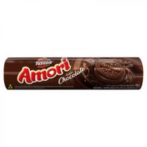 Biscoito Chocolate Recheio Chocolate Richester Amori 125g