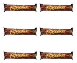 Biscoito Chocolicia Kit Com 6 Unidades De 132g