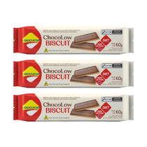 Biscoito Chocolow Biscuit Diet Zero Lactose Lowçucar - 3 Unidades 60g Biscoito Chocolow Biscuit Diet Zero Lactose Lowçucar - 3 Unidades 60g