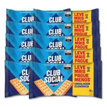 Biscoito Club Social Original Kit 10 Packs de Bolacha 288g Biscoito Club Social Original Kit 10 Packs de Bolacha 288g