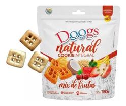 Biscoito Cookie P/ Cães Doogs Natural Mix De Frutas