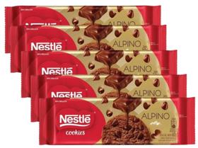 Biscoito Cookies Alpino Gotas Chocolate 60g - 5 Unid Biscoito Cookies Alpino Gotas Chocolate 60g - 5 Unid