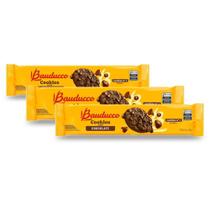 Biscoito Cookies Bauducco Chocolate E Gotas Kit 3 Unid 100G
