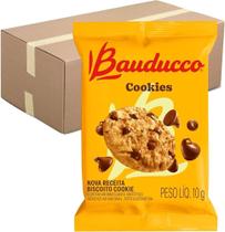 Biscoito Cookies Com Gotas De Chocolate Original Bauducco 10g - Caixa Com 50 Sachês