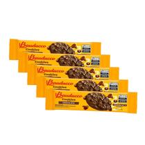 Biscoito Cookies De Chocolate Bauducco Kit 5
