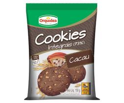 Biscoito Cookies Integrais Cacau e Aveia Orquídea 150g