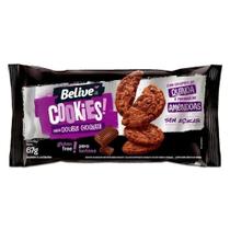 Biscoito Cookies Zero Açúcar Double Chocolate Belive 67g Biscoito Cookies Zero Açúcar Double Chocolate Belive 67g