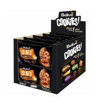 Biscoito Cookies Zero Lactose Baunilha e Chocolate Belive - Caixa 10 Unidades 80g