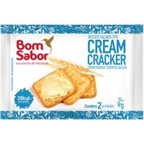 Biscoito cream cracker bom sabor sachê 9g c/ 50 unidades