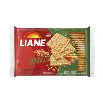 Biscoito Cream Cracker com Gergelim Sem Lactose Liane 330g Biscoito Cream Cracker com Gergelim Sem Lactose Liane 330g