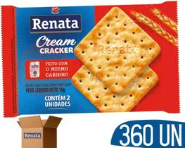 Biscoito Cream Cracker Em Sache Individual Renata - 360 Und