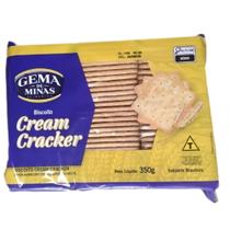 Biscoito Cream Cracker Gema de Minas, pacote com 350g