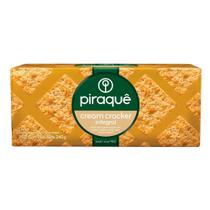 Biscoito Cream Cracker Integral Piraquê 240g Biscoito Cream Cracker Integral Piraquê 240g