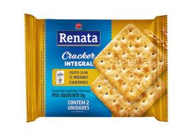 Biscoito cream cracker integral renata sachê 10g c/ 50 unidades