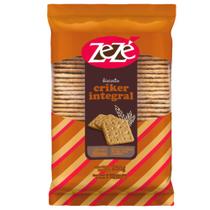 Biscoito Criker Integral Zezé 250g Biscoito Criker Integral Zezé 250g