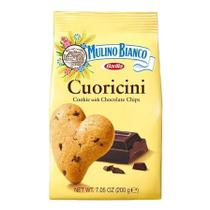 Biscoito Cuoricini Gotas de Chocolate Mulino Bianco 200g Biscoito Cuoricini Gotas de Chocolate Mulino Bianco 200g