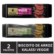 Biscoito De Arroz, 2 Pacotes De 84G, Kalassi Veggie Biscoito De Arroz, 2 Pacotes De 84G, Kalassi Veggie