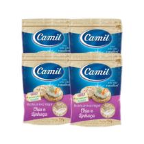 Biscoito de Arroz Camil Chia e Linhaça Kit 4 Un 150g Sem Glúten