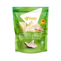 Biscoito De Arroz Com Cobertura Sabor Coco Fhom 60G