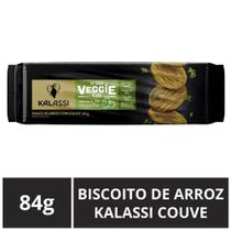 Biscoito De Arroz, Couve, Pacote 84G, Kalassi Veggie