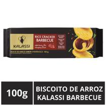 Biscoito de Arroz Importado, Kalassi, Barbecue, Pacote 100g