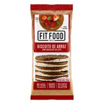 Biscoito de Arroz Integral Chocolate ao Leite FIT FOOD 70g