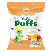 Biscoito de Arroz Mini Puffs Manga e Cenoura Zero Glúten, Integral Nhami Mami 15g