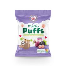 Biscoito de Arroz Nhami Mami Mini Puffs Feito com Amora e Beterraba 15g Biscoito de Arroz Nhami Mami Mini Puffs Feito com Amora e Beterraba 15g