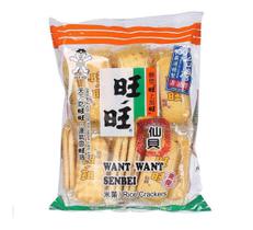 Biscoito De Arroz Salgado Want Want Vegano 92g - (Kit com 3) Biscoito De Arroz Salgado Want Want Vegano 92g - (Kit com 3)