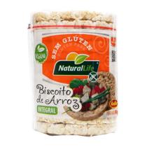 Biscoito de Arroz Sem Glúten Grande Natural Life 80g