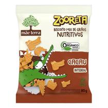Biscoito de Cacau com Aveia e Quinoa Vegano Zooreta Mãe Terra 80g Biscoito de Cacau com Aveia e Quinoa Vegano Zooreta Mãe Terra 80g
