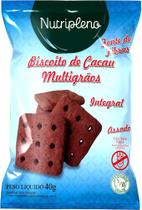 Biscoito de Cacau Multigrãos Sem Glúten Nutripleno 30g