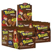Biscoito De Chocolate Teens Marilan Pack Com 16 Unidades 30g