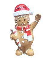 Biscoito De Gengibre 14,5cm Decoração Enfeite Natalino Festa Biscoito De Gengibre 14,5cm Decoração Enfeite Natalino Festa