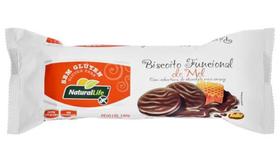 Biscoito de mel coberto com chocolate Natural Life 140g Biscoito de mel coberto com chocolate Natural Life 140g