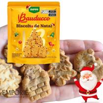 Biscoito de Natal Bauducco 110g Biscoito Doce com Lascas de Chocolate Edição de natal Biscoito de Natal Bauducco 110g Biscoito Doce com Lascas de Chocolate Edição de natal