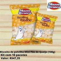 Biscoito de Polvilho Pão de Queijo (Massa Branca)