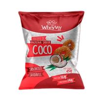 Biscoito de Proteína sabor Coco 45g Wheyviv Fit Biscoito de Proteína sabor Coco 45g Wheyviv Fit