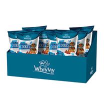 Biscoito de Proteína Wheyviv sabor Cookies - Kit com 20 unidades
