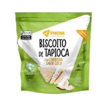 Biscoito de Tapioca c/ Coco S/ Gluten FHOM 60g Biscoito de Tapioca c/ Coco S/ Gluten FHOM 60g