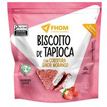 Biscoito de Tapioca c/ Morango 60g - FHOM Alimentos Saudáveis