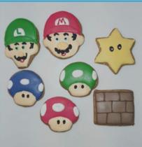 Biscoito Decorado de Mel Super Mario
