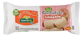 Biscoito doce enroladinho de goiaba Natural Life Sem glúten e Vegano - 65 g