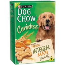 Biscoito Dog Chow Extra para Cães Adultos Raças Médias e Grandes sabor Frango 500g