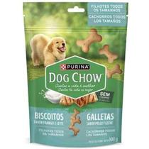 Biscoito Dog Chow para Cães Filhotes Sabor Frango e Leite 300g