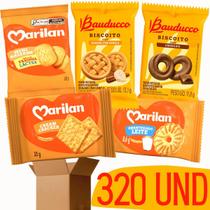 Biscoito Em Sache Bauducco e Marilan Sabores 320 Pacotes