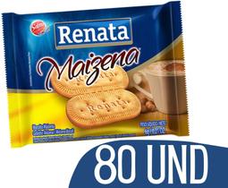 Biscoito Em Sache Individual Renata Maisena Maizena 80 Un